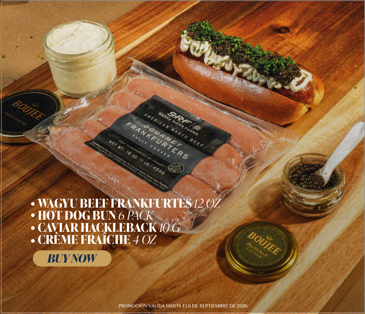 WAGYU & CAVIAR HOT DOG BOX
