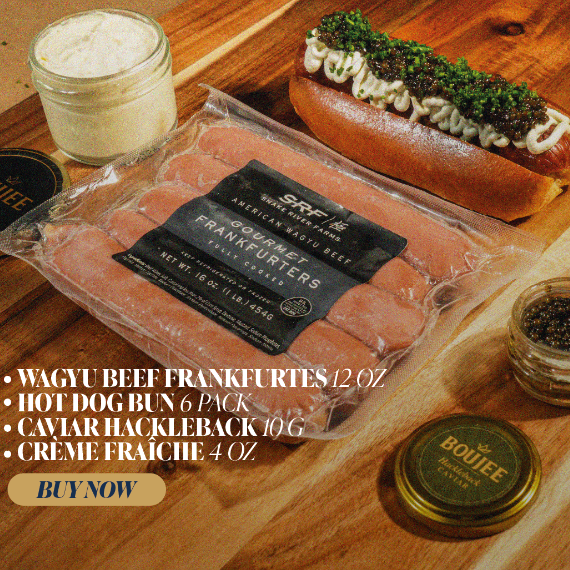 WAGYU & CAVIAR HOT DOG BOX