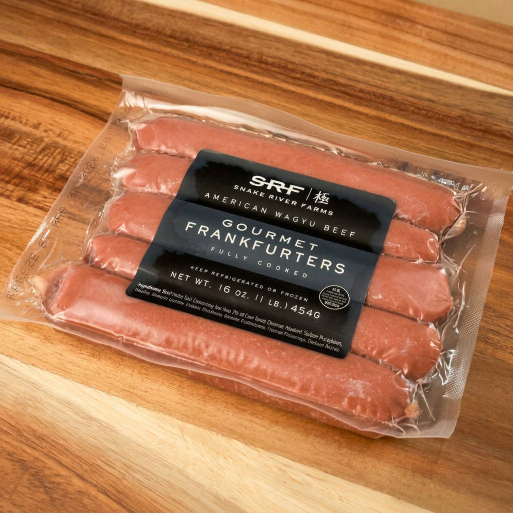 AMERICAN WAGYU UNCURED HOT DOGS, 12 OZ