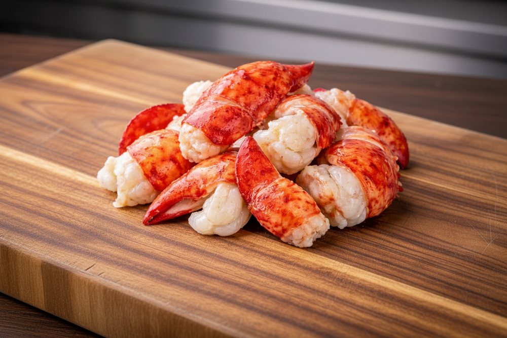 LOBSTER MAINE MEAT, FLAS FROZEN